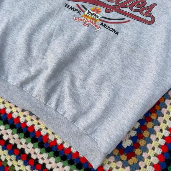 Vintage Ohio State Sweatshirt β Grey β Early 2000s β NCAA Collegeβ Size XL - Picture 3 of 7